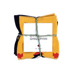 Cotton blend socks, 'Armenian Heritage' - Cotton Blend Socks Featuring Traditional Armenian Themes