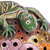 Portavelas de cerámica - Portavelas de cerámica con temática de lagarto pintado a mano