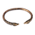 Brass cuff bracelet, 'Antique Mythical Eagles' - Brass Mythical Eagle Cuff Bracelet with Antique Finish