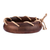 Terracotta decorative bowl, 'Ancestral Beauty' - Handmade Terracotta Decorative Bowl with Jute Rope Accents