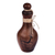 Botella decorativa de terracota. - Botella decorativa de terracota hecha a mano con detalles en cuerda de yute
