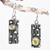 Sterling silver dangle earrings, 'Twilight Lights' - Sterling Silver Yellow Synthetic Sapphire Dangle Earrings