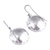 Sterling silver dangle earrings, 'Armenian Wonders' - Sterling Silver Blue Synthetic Sapphire Dangle Earrings