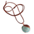 Halskette mit Anhänger aus Kupfer - Anhänger-Halskette aus oxidiertem Kupfer mit armenischem Sonnensymbol