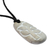 Stone pendant necklace, 'My Abundance' - Pomegrante-Themed Grey Stone Pendant Necklace from Armenia