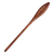 Wood hair pin, 'Sylvan Nymph' - Hand-Carved Geometric Light Brown Walnut Wood Hair Pin