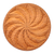 Wood cookie press, 'Sweetly Hypnotic' - Hand-Carved Round Swirl-Patterned Beechwood Cookie Press