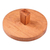Prensa de galletas de madera - Prensa de galletas de madera de haya geométrica redonda tallada a mano