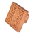 Wood cookie press, 'Delicious Diamond' - Hand-Carved Square Diamond-Patterned Beechwood Cookie Press