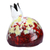 Ceramic figurine, 'Commitment Charm' - Hand-Painted Red and White Ceramic Pomegranate Figurine