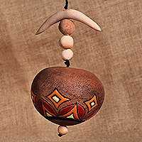 Keramik-Wanddekoration, „Starry Daghdghan“ – traditioneller sternenklarer Daghdghan-Wandakzent aus Keramik