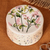 Ceramic jewelry box, 'Flowers and Dots' - Hand-Painted Glazed Ceramic Jewelry Box with Floral Motif