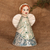 Decorative ceramic bell, 'Angelic Harmonies' - Angel Decorative Ceramic Bell Crafted and Painted by Hand