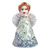 Decorative ceramic bell, 'Angelic Harmonies' - Angel Decorative Ceramic Bell Crafted and Painted by Hand