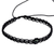 Sodalite macrame choker necklace, 'Stylish Black' - Handmade Sodalite Cotton Macrame Choker Necklace in Black