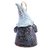 Ceramic bell ornament, 'Starry Gnome' - Gnome Ceramic Bell Ornament Handcrafted & Painted in Armenia