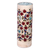 Ceramic vase, 'Ruby Pomegranate' - Hand-Painted Ceramic Pomegranate Cylinder Vase from Armenia
