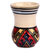 Mini florero de cerámica - Mini jarrón de cerámica con estampado tradicional de arte popular