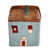 Ceramic napkin holder, 'Visions of Home' - Handcrafted House-Themed Ceramic Napkin Holder from Armenia