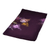 Hand-painted silk scarf, 'Luxurious Blooming' - Hand-Painted Floral-Themed Soft Purple 100% Silk Scarf