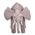 Papier mache sculpture, 'Memorial to the Majestic' - Hand-Painted Papier Mache Elephant Sculpture from Armenia