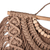 Cotton macrame wall hanging, 'Ancient Braids' - Handwoven Light Brown Cotton Macrame Wall Hanging