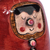 Ceramic bell ornament, 'Happy Face' - Whimsical Hand-Painted Glazed Armenian Ceramic Bell Ornament