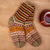 Knit socks, 'Happy Walk' - Yellow and Green Wool Blend Knit Socks Crafted in Armenia