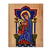 Arte de pared de madera - Arte popular pintado Virgen María y Jesús Arte de pared de madera de haya