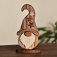 Wood sculpture, Enchanted Gnome