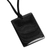 Obsidian pendant necklace, 'Window to Power' - Rectangular Natural Obsidian Pendant Necklace from Armenia