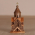 Wood sculpture, 'Noravank Church' - Armenian Handmade Noravank Church Beech Wood Sculpture