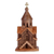 Wood sculpture, 'Noravank Church' - Armenian Handmade Noravank Church Beech Wood Sculpture