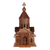 Wood sculpture, 'Tatev Monastery' - Fair Trade Traditional Tatev Monastery Beech Wood Sculpture