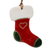 Ceramic ornaments, 'Heartfelt Gifts' (set of 3) - Heart-Themed 3-Piece Ceramic Christmas Stocking Ornament Set