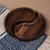 Wood snack plates, 'Yin & Yang Flavor' (set of 2) - Yin-and-Yang-Themed 2-Piece Walnut Wood Snack Plate Set