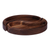 Wood snack plates, 'Yin & Yang Flavor' (set of 2) - Yin-and-Yang-Themed 2-Piece Walnut Wood Snack Plate Set