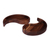 Wood snack plates, 'Yin & Yang Flavor' (set of 2) - Yin-and-Yang-Themed 2-Piece Walnut Wood Snack Plate Set