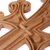 Wood cross, 'Sacred Sense' (large) - Armenian-Made Hand-Carved Large-Sized Beech Wood Cross