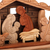 Wood sculpture, 'Miracle in Bethlehem' - Armenian Handmade Religious Polished Wood Nativity Sculpture