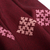 Cashmere wool shawl, 'Burgundy Star' - Hand-Embroidered and Woven Burgundy Cashmere Wool Shawl