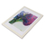 'Purple Mood' - Impressionist Bouquet Color Photograph with Acrylic Frame