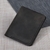 Leather wallet, 'Dark Classic' - Artisan-Made Black 100% Leather Bifold Wallet from Armenia