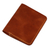 Leather wallet, 'Evening Classic' - Handcrafted Brown 100% Leather Bifold Wallet from Armenia