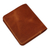 Leather wallet, 'Evening Classic' - Handcrafted Brown 100% Leather Bifold Wallet from Armenia