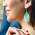 Beaded dangle earrings, 'Adella' - Colorful Beaded Dangle Earrings from India