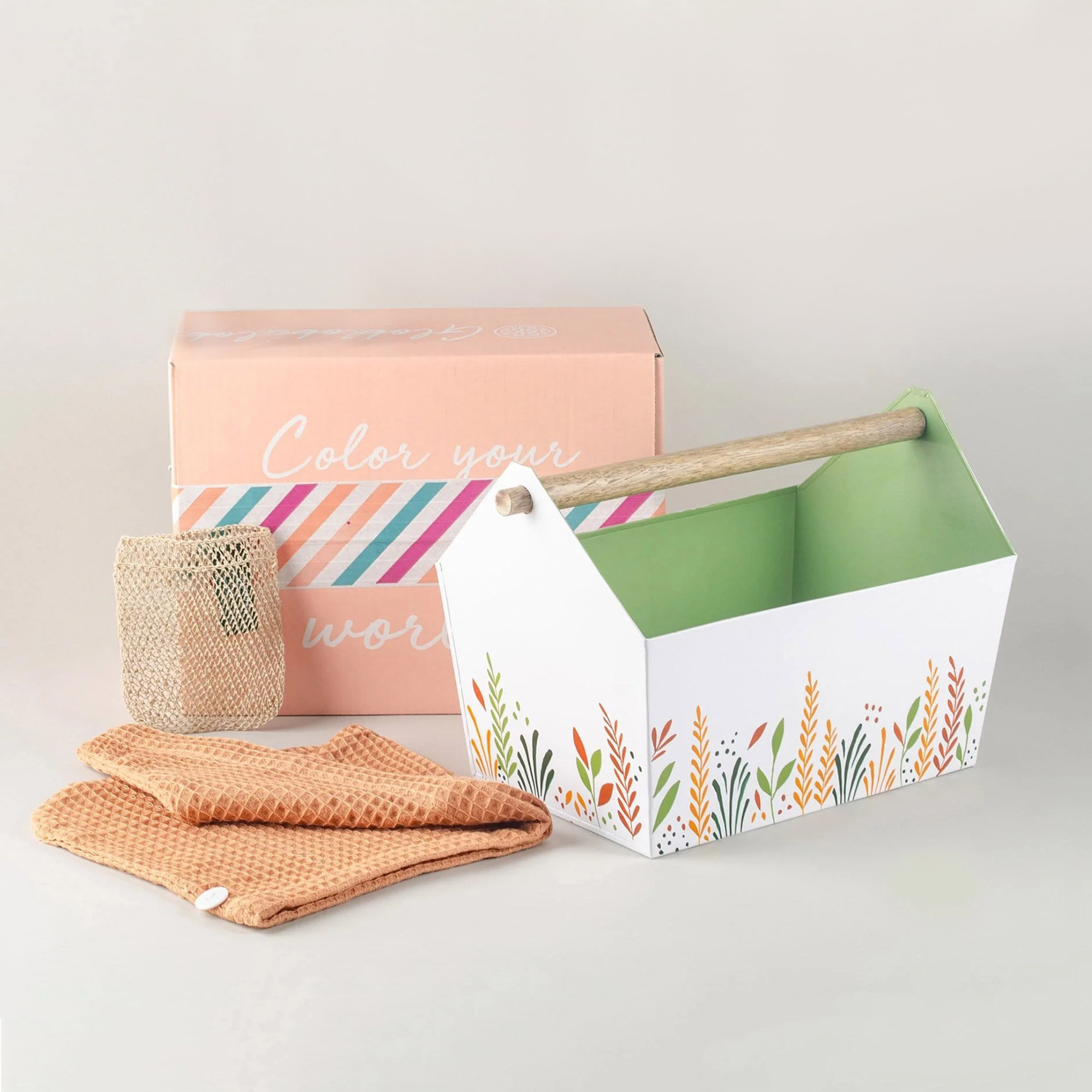 Curated Gift Box for Self Care with Bath Accessories, 'Rejuvenate Box'