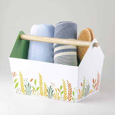 Curated gift box, 'Rejuvenate Box' - Curated Gift Box for Self Care with Bath Accessories