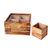 Mango wood bar caddy, 'Snack in Style' - Handcrafted Mango Wood Bar Caddy for Snacks and Garnishes