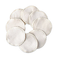 Cotton rounds, 'Gentle Refresher' (set of 8) - Set of 8 Reusable Cotton Rounds